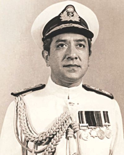 Rear Admiral Musharraf Hussain Khan (M. H. Khan)